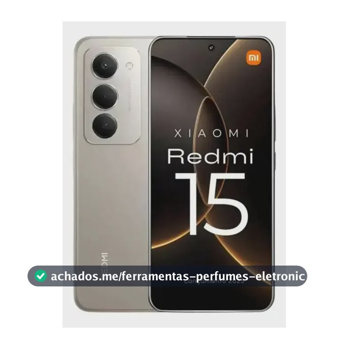 Xiaomi Redmi 15 Dual Sim 16ram/256gb 2025 Top 1 Cinza Titan