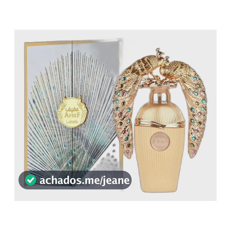 Perfume Lattafa Afeef Eau De Parfum 100 Ml Edp Arabe Feminino