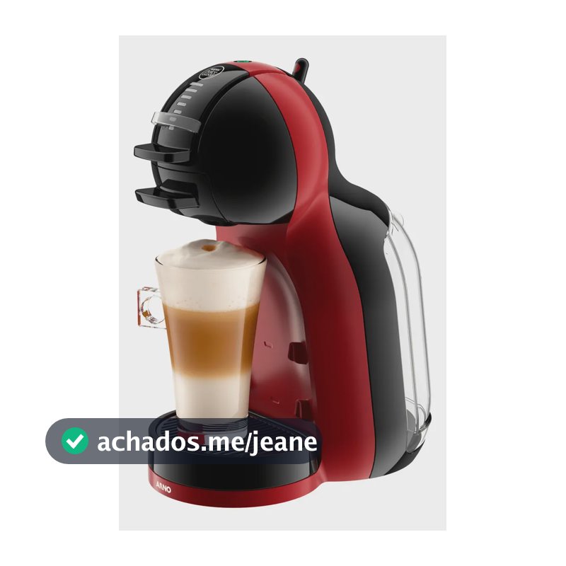 Cafeteira Nescafé Dolce Gusto Mini Me Vermelha e Preta