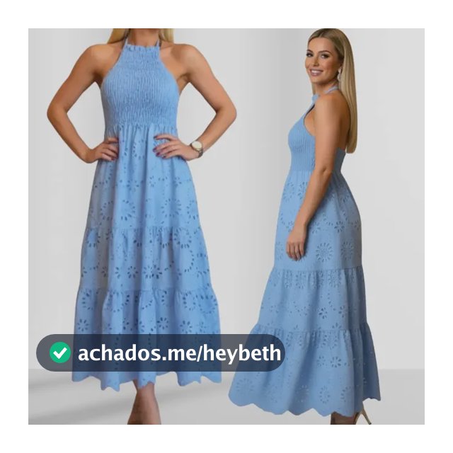 Vestido Midi Feminino  Em Laise Frente Única Com Babado-2022