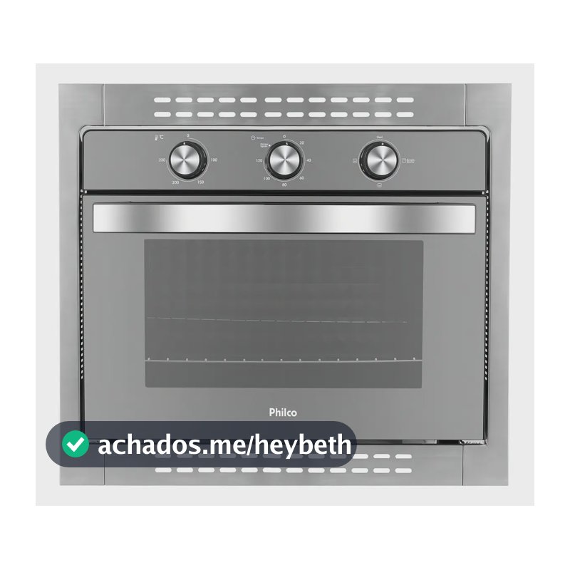 Forno de embutir elétrico Philco 56101041 46L prateado