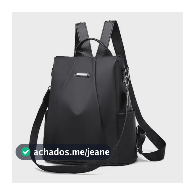 Mochila Bolsa Feminina Antifurto Impermeável Grande