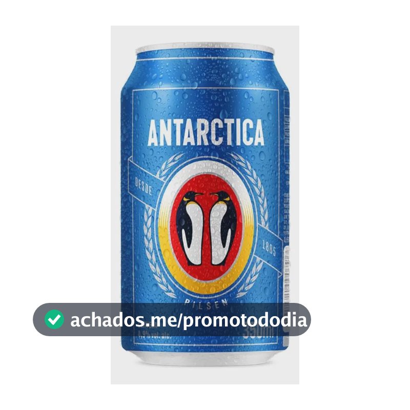 Cerveja Antarctica Pilsen Lata 350ml - Com 12