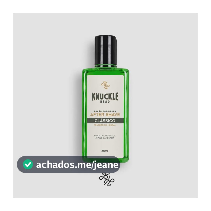 Loção Pós Barba Barber Pro Knucklehead 235ml