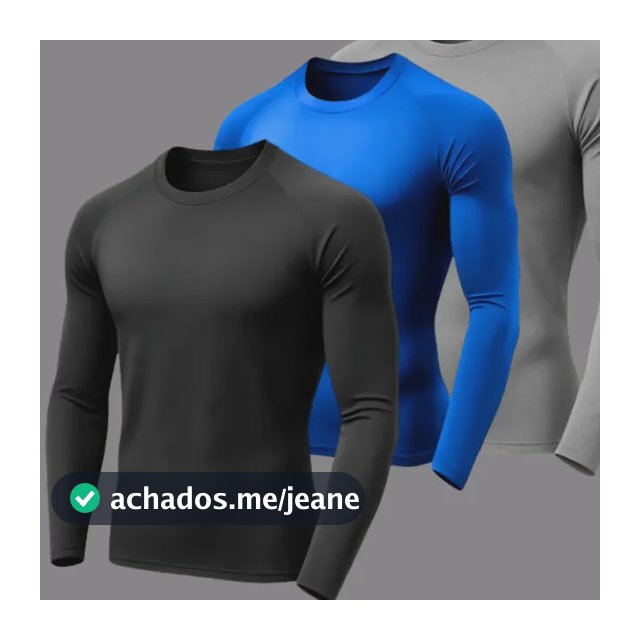 Kit 3 Camisa Proteção Uv  Masculina Segunda Pele Sol