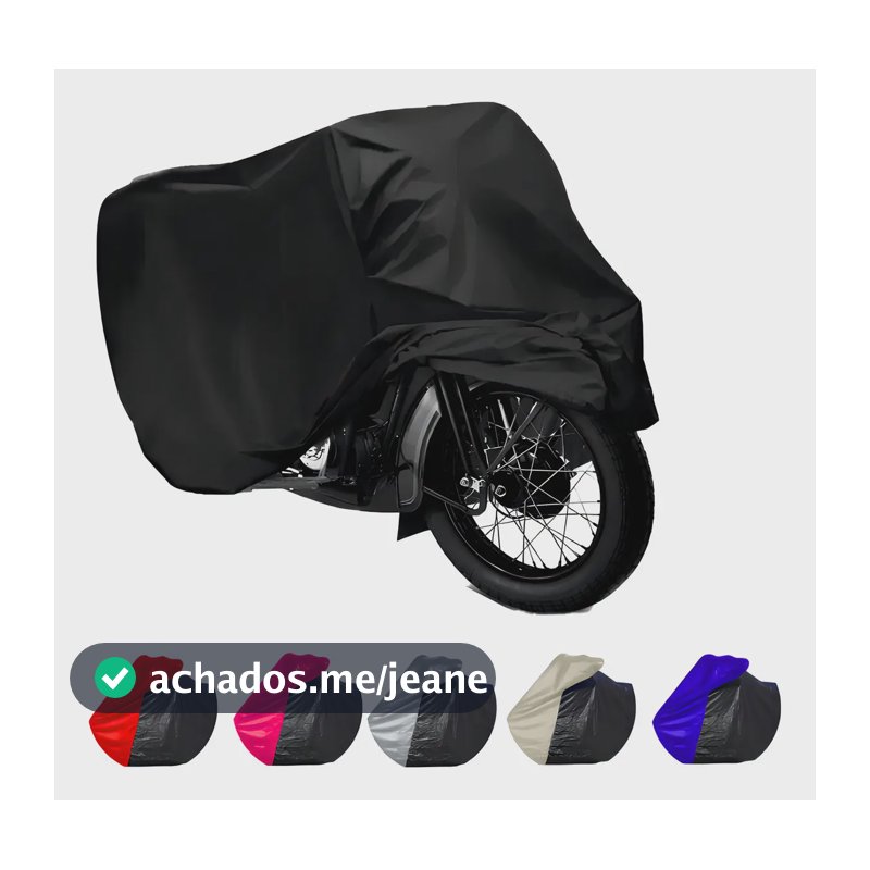 Capa Moto Protetora Sol Chuva Impermeável Forrada Cor Tamanho: Gg