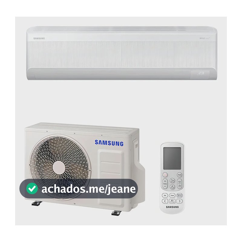 Ar Condicionado Split Hi Wall Inverter R-32 Samsung Windfree AI 18000 Btus Frio Monofásico