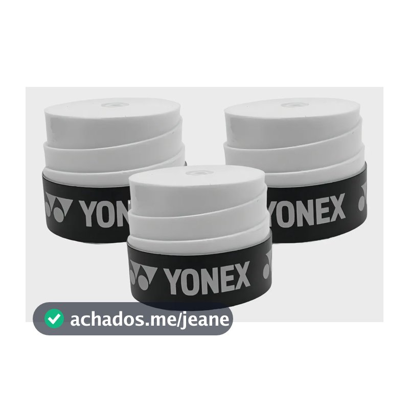 Overgrip Yonex Super Grap - Pack C/3 Unidades Branco