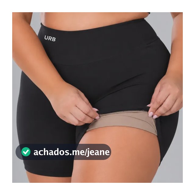 Shorts Plus Size Forrado Academia Treino Feminino Fitness