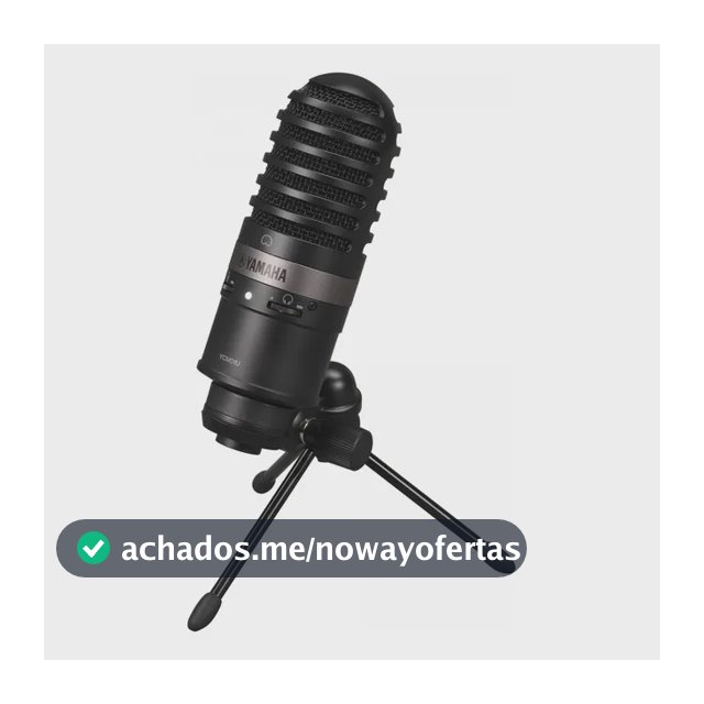 Microfone Condensador Yamaha YCM01UB, USB, Preto