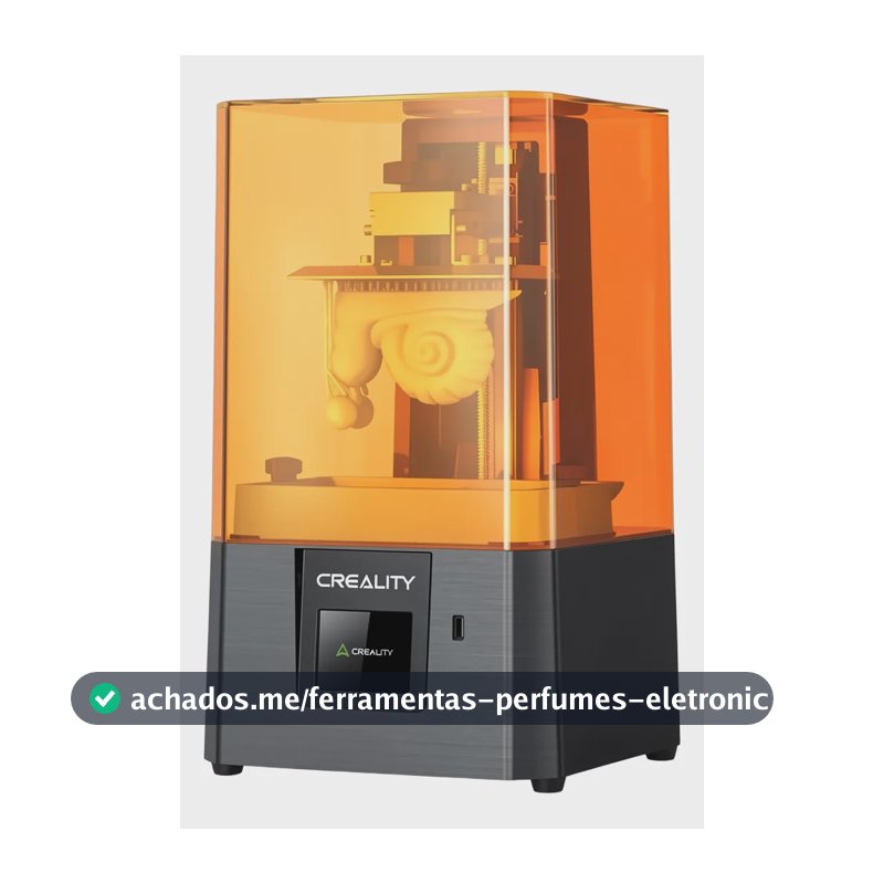 Impressora 3d Creality Halot R6 Resina Bivolt - 1203040094 127/220v Cinza E Laranja