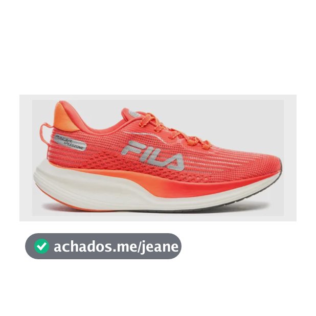 Tenis Fila Speedzone Masc Maratona Amortecimento Corrida Vermelho 39 Br