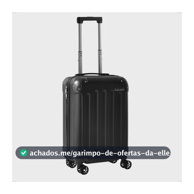 Mala De Viagem Bordo Mão Pequena 10kg Abs Cadeado 360