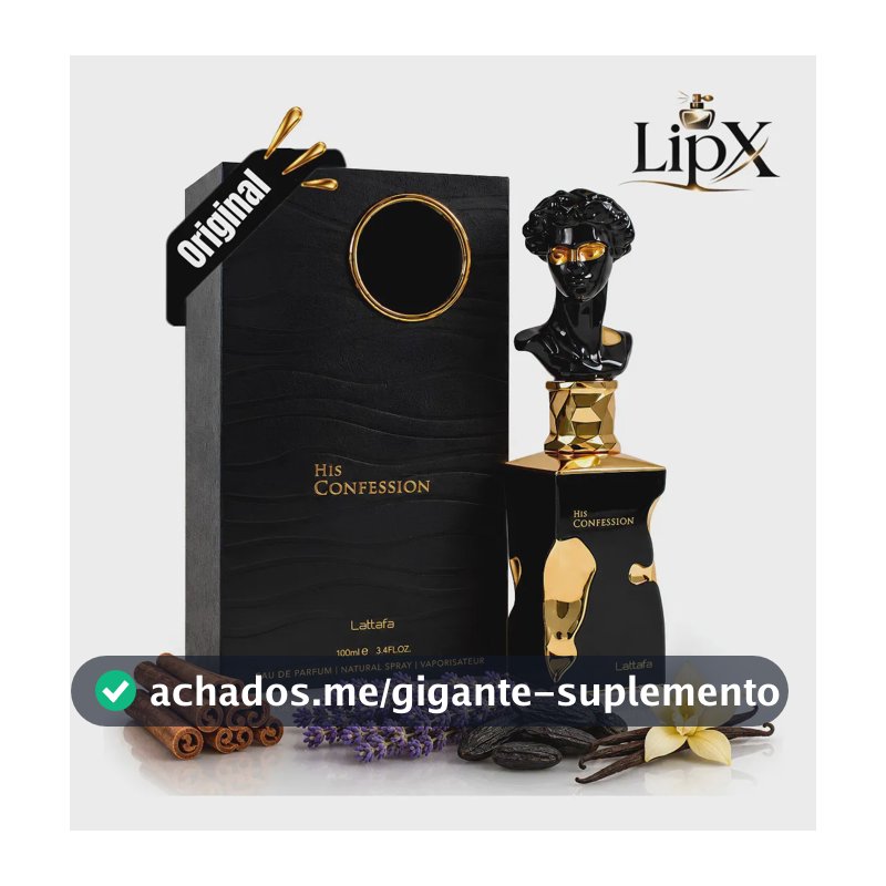 Perfume Árabe His Confession Masculino Original 100ML