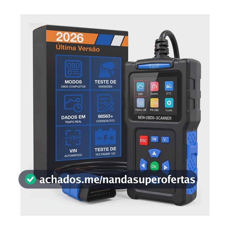 Scanner Obd2 Profissional Leitor De Falhas Apaga Luz Injeção
