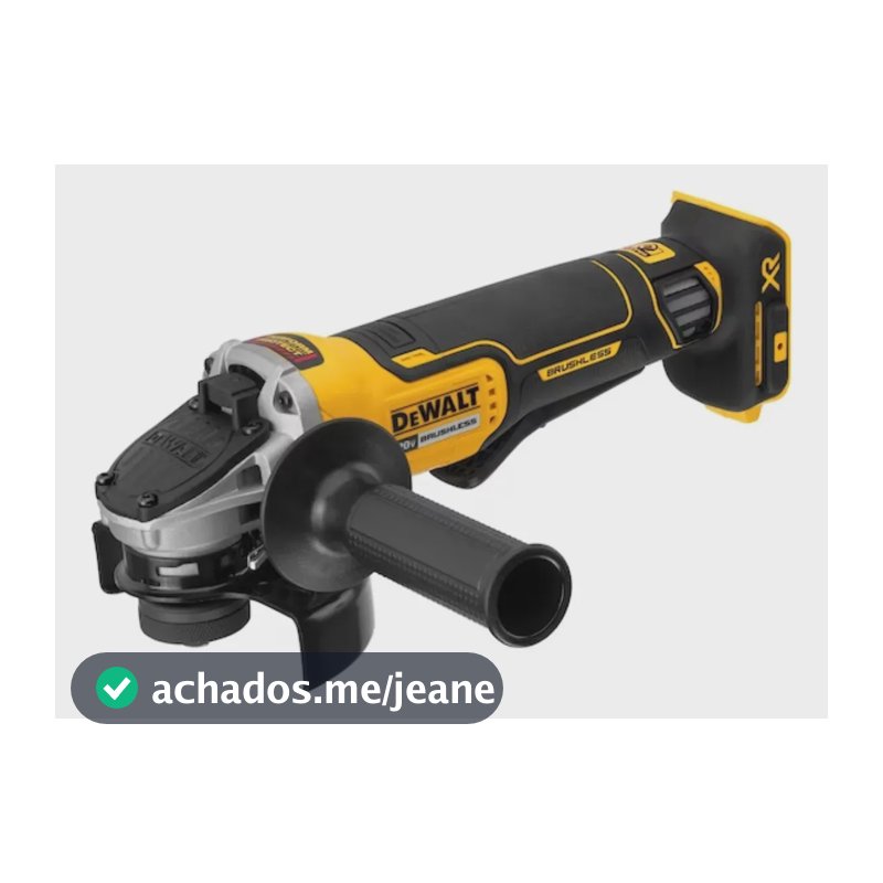 Esmerilhadeira Dewalt Angular DCG413B 20V Brushless 4-1/2 A 5 Pol Sem Bateria