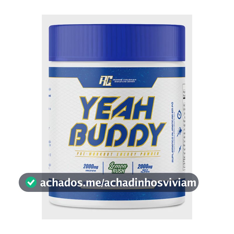 Pré Treino Yeah Buddy Ronnie Coleman 360g Lemon Rush Limon Rush