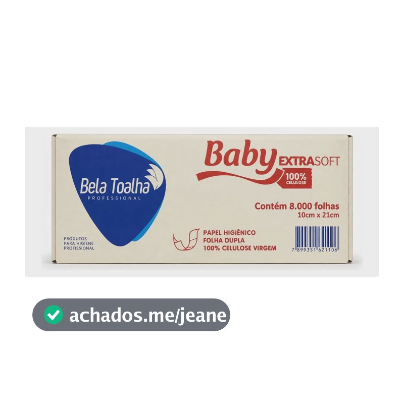 Papel Higiênico Interfolhado Cai Cai Folha Dupla 8000 Un