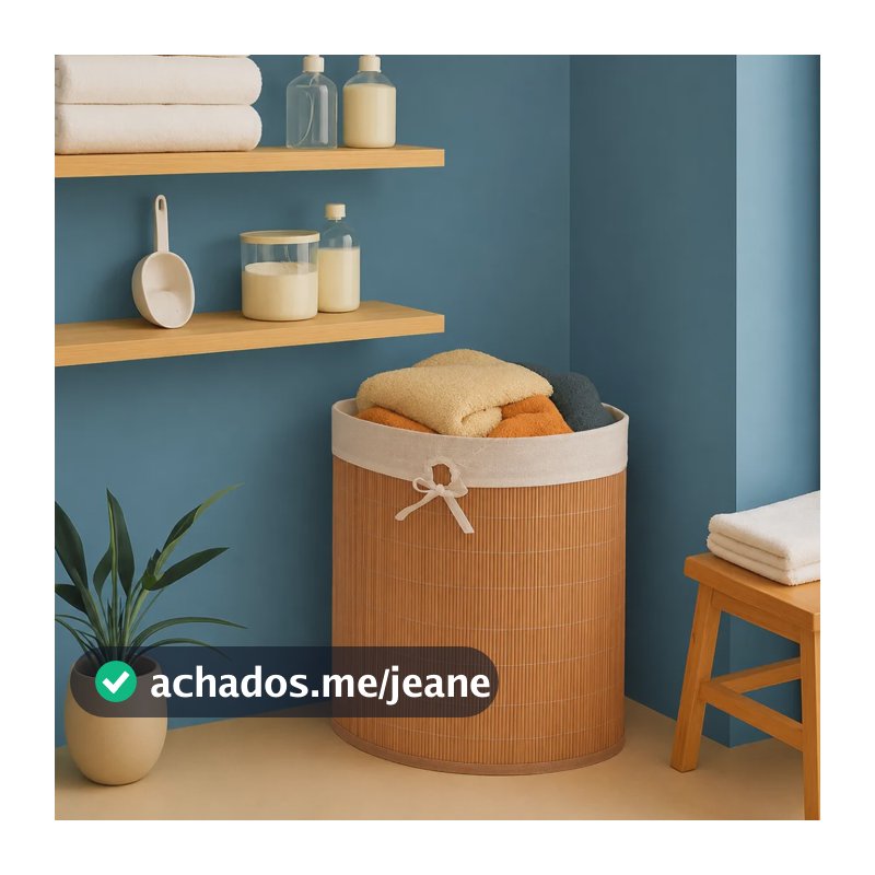 Cesto Organizador Oikos Bambu Queimado Natural