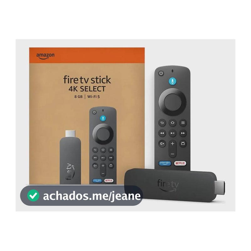 Amazon Fire Tv Stick 4k Select Cntrole 8gb Com Alexa Black Voice Preto De Voz