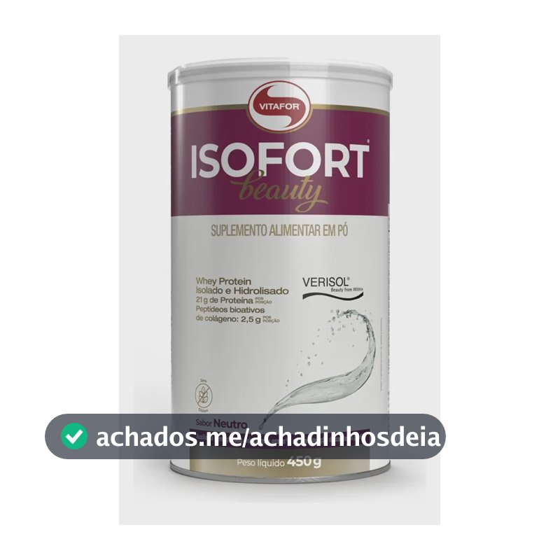 Suplemento Alimentar Isofort Beauty Neutro 450g Vitafor Sem Sabor