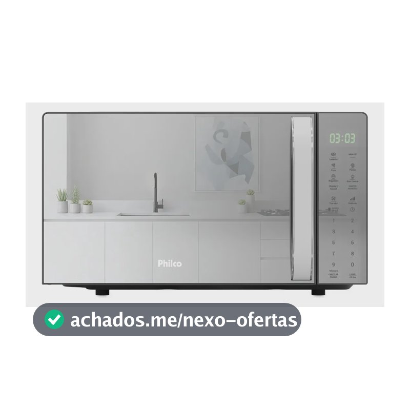 Philco Branca PMO24S Corrente doméstica - Prateado