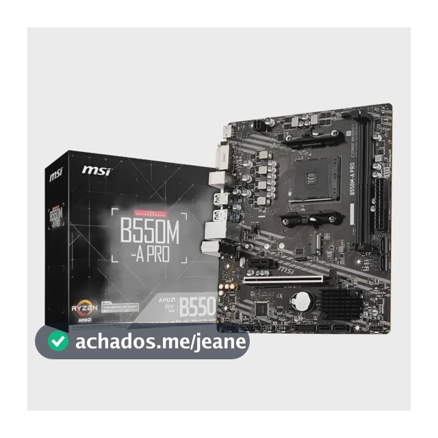 Placa-mãe Am4 Msi B550m A Pro Msi