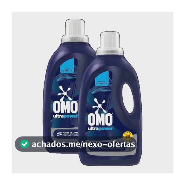 Kit 2 Omo Sabão Líquido Ultra Power 1,8 L