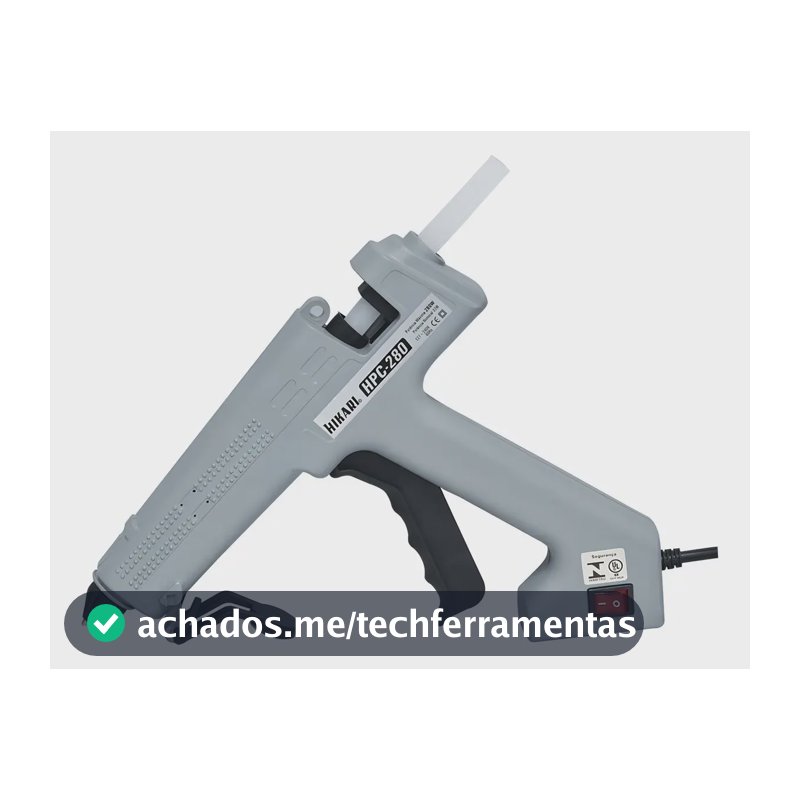 Pistola de Cola Quente Profissional Hikari HPC-280 280W Industrial 127/220 V