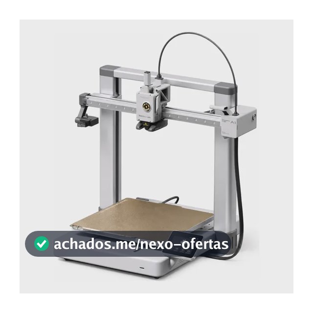 Impressora 3d Bambu Lab A1 Sem Ams Qualidade Alta Velocidade 127/220v Cinza