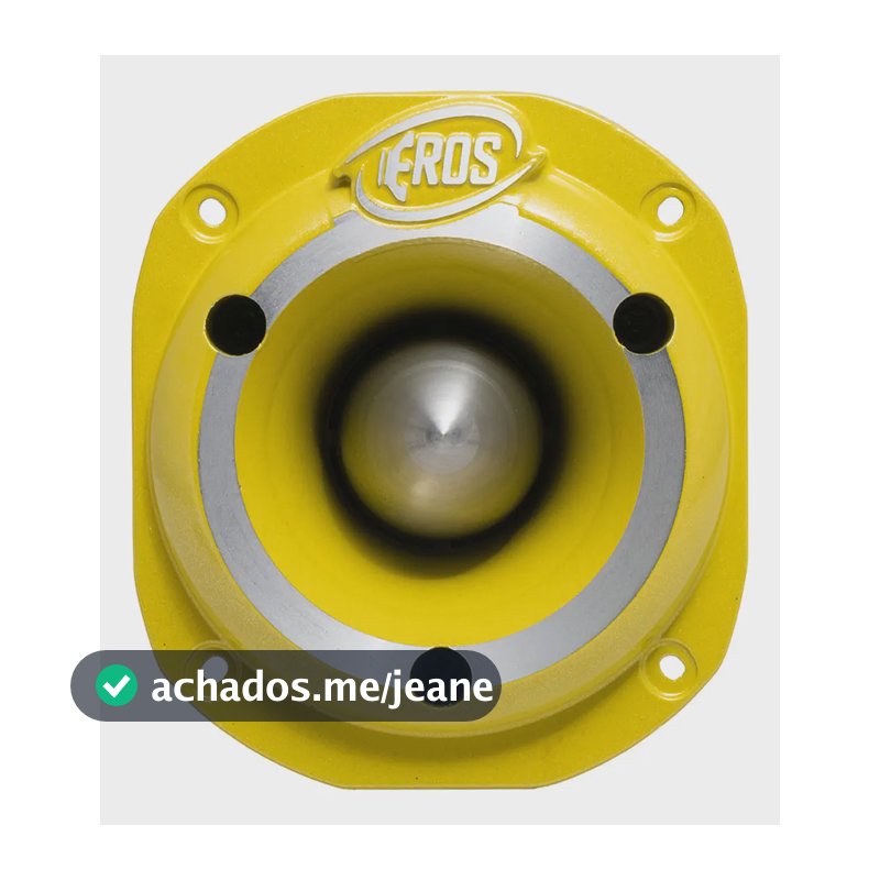 Super Tweeter Eros 150 Rms Eta-44 Trio Para Corneteira Cor Amarelo