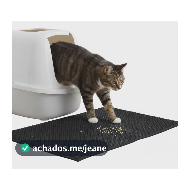 Tapete Higiênico Coletor De Areia 60x86cm Para Gatos