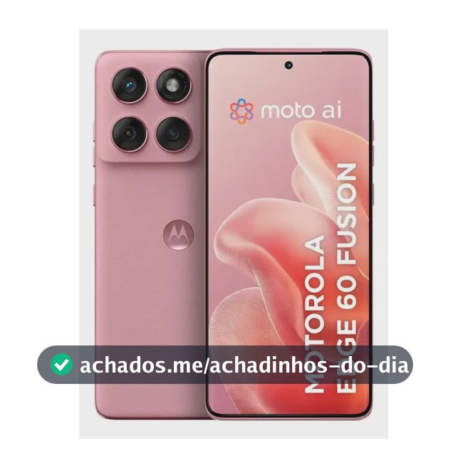 Smartphone Motorola Edge 60 Fusion 5g - 256gb 8gb Ram+8gb Ram Boost, 50mp Sony Ai Camera Ip68 Nfc - Rosa