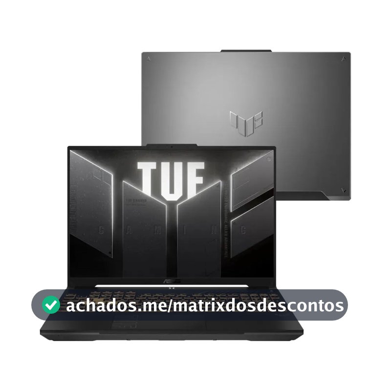 Notebook ASUS TUF Gamer F16 FX607VU NVIDIA RTX 4050 Intel Core 5 210H 16GB RAM 512GB SSD Linux 16" LCD LED FHD nível IPS 144 Hz RL385