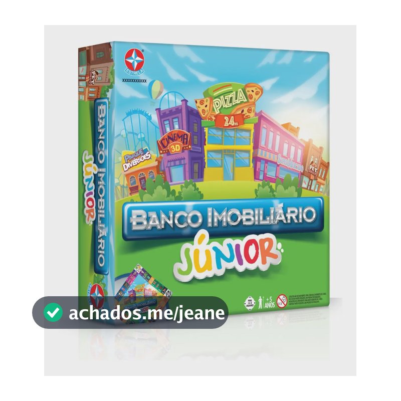 Jogo Banco Imobiliário Júnior Estrela