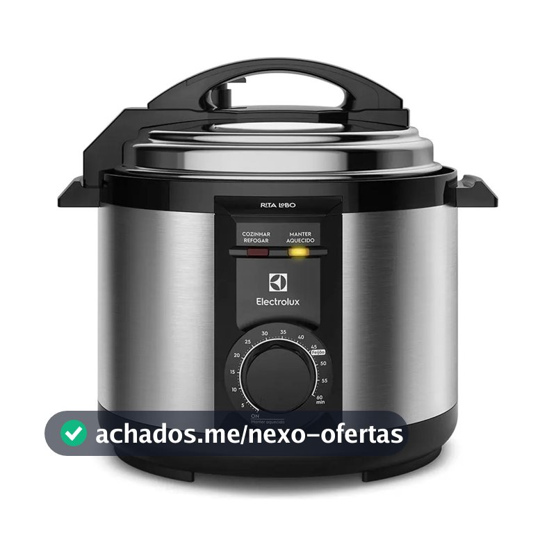 Panela Elétrica De Pressão Pce20 Inox 5 Litros Electrolux Frequência 60 Hz Cor Inox e Preto
