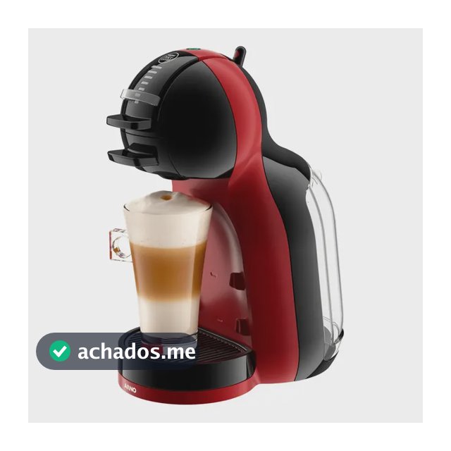 Cafeteira Nescafé Dolce Gusto Mini Me Vermelha e Preta