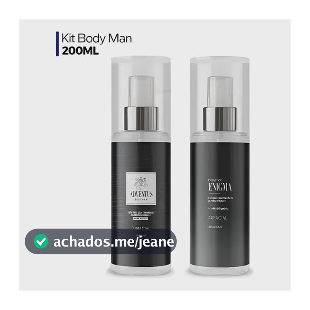 Kit Body Splash Masculino Adventus E Enigma 200ml