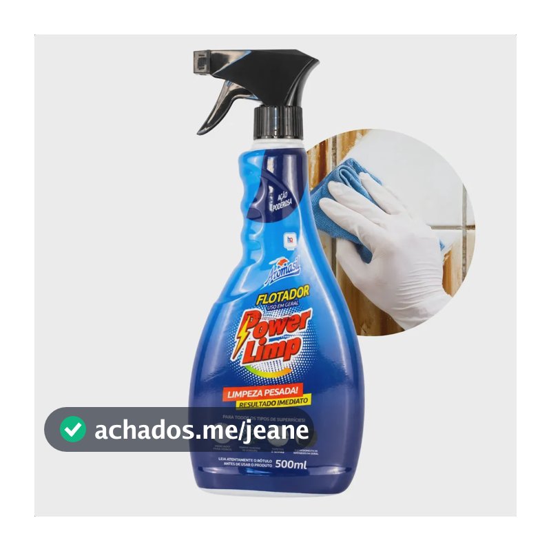 Flotador Multiuso Aromasil Power Limp com Gatilho Spray de 500 mL