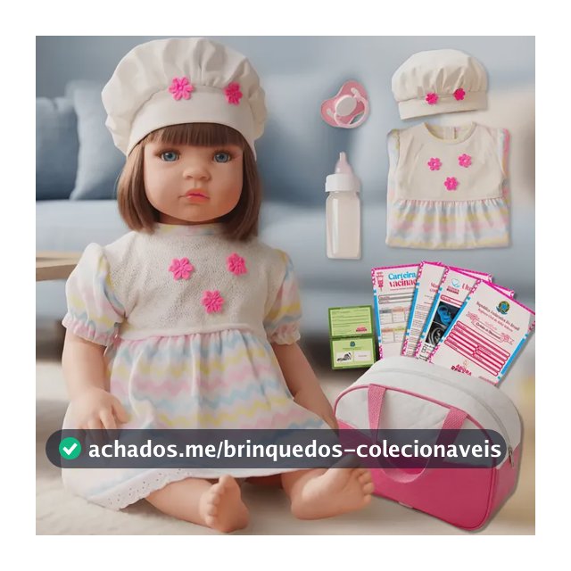 Bebê Reborn Silicone Boneca Com Bolsa Maternidade Original