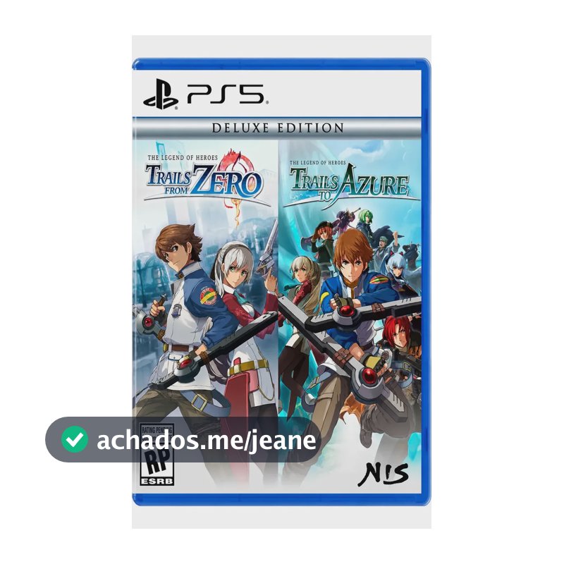 Jogo The Legend Of Heroes Trails From Zero E Azure Dlx Ps5
