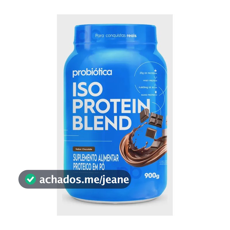 Whey protein Probiótica Iso Blend em pó sabor Chocolate x 900g