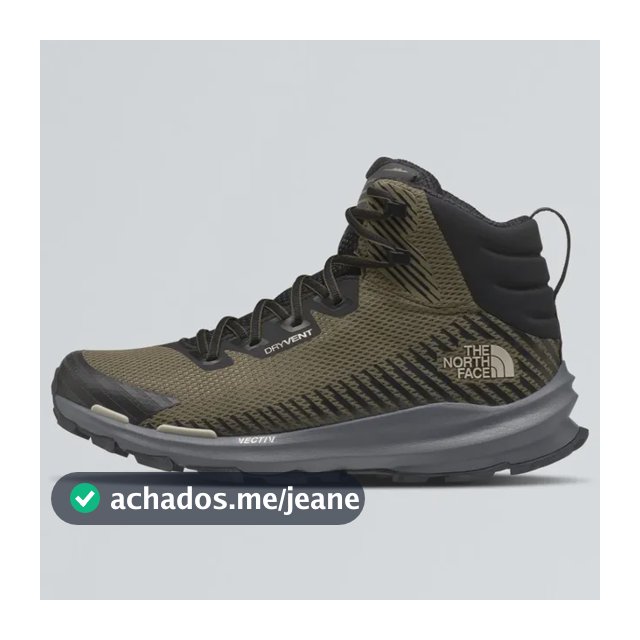 Bota Masculina Vectiv Fastpack Mid Wp The North Face Tnf Black/vanadis Grey Lisa 41 Br