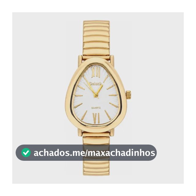Relógio De Pulso Feminino Premium Aço Bracelete Tulipa Moda Dourado
