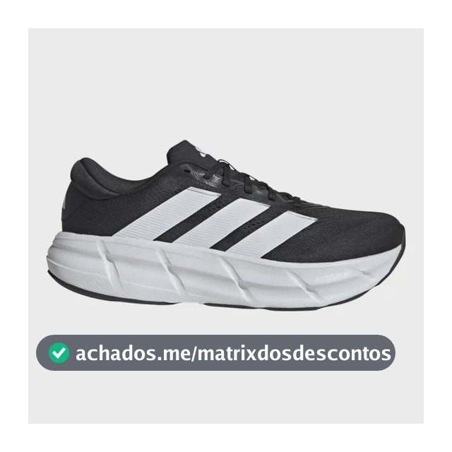 Tênis De Corrida Masculino Questar 4 adidas Preto Liso 42 Br