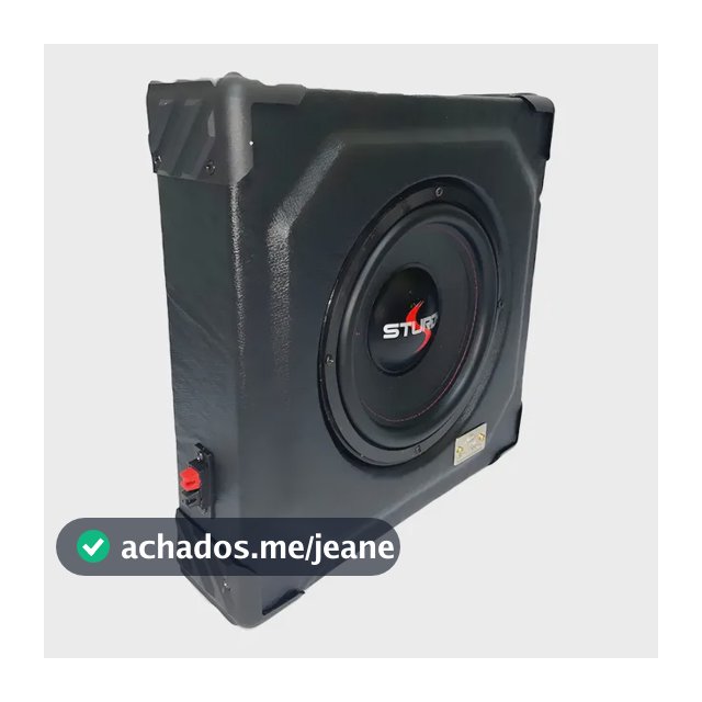 Caixa Subwoofer Sturdy 8 Polegadas 200W RMS 4 Ohm Slim Fitbox