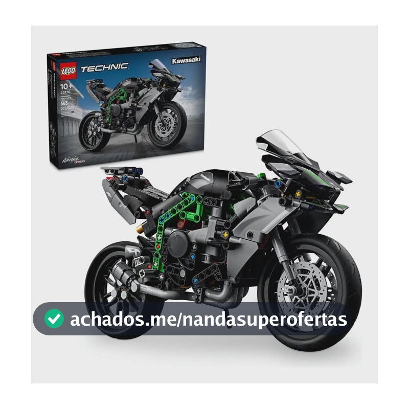 Lego Technic Motocicleta Kawasaki Ninja H2r - 42170