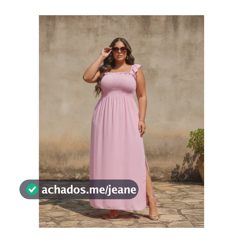 Vestido Longo Plus Size Lastex Barato Evangelico G1 G2 G3 Rosa Bebe Plus Unico