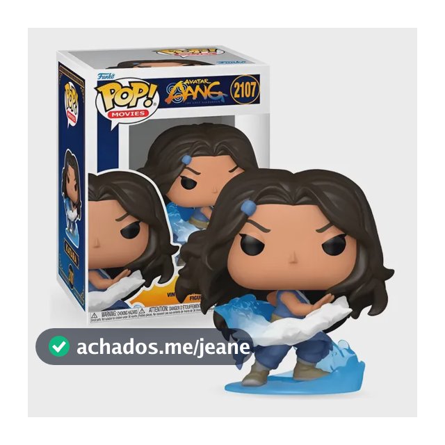 Pop! Funko Katara #2107 | Avatar A Lenda De Aang