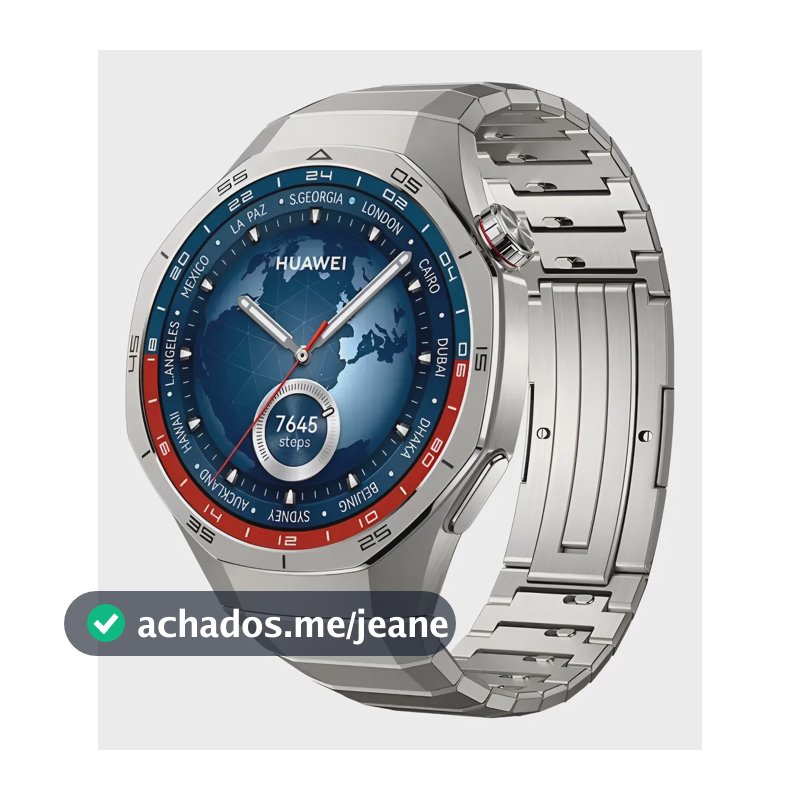 Smartwatch Huawei Watch Gt 5 Pro 46mm Titânio Amoled 1,43  Prata